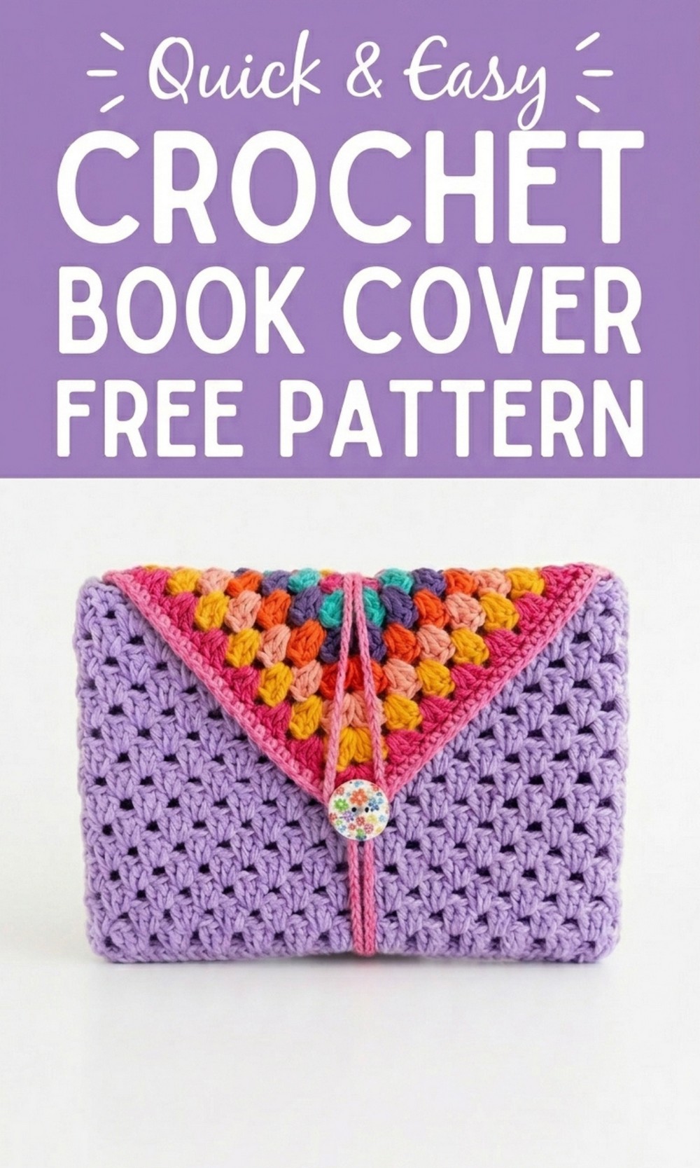 Crochet Book Cover Free Pattern