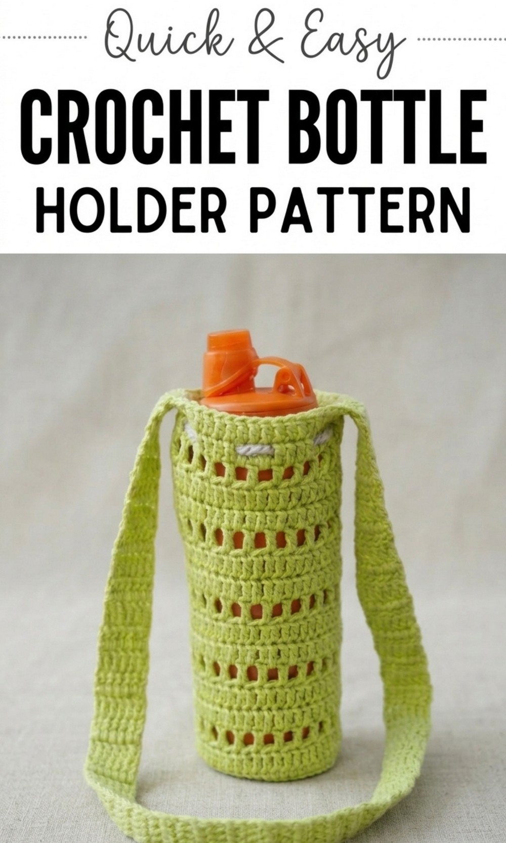 Crochet Bottle Holder Pattern
