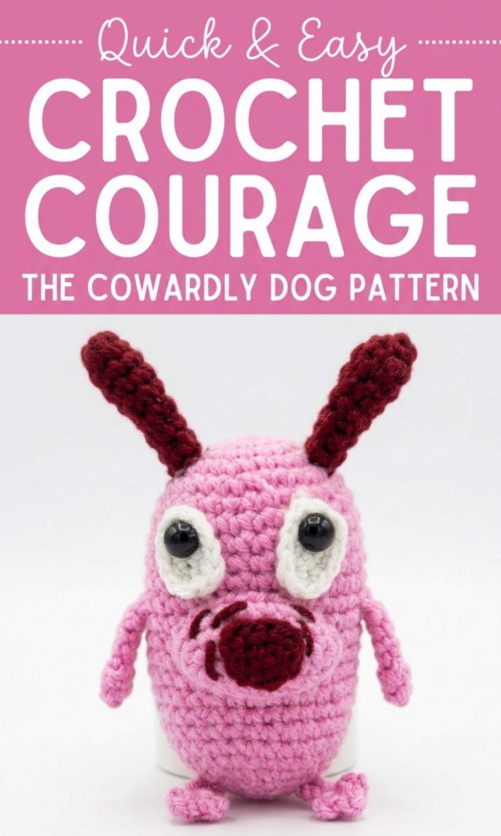 Crochet Courage The Cowardly Dog Pattern