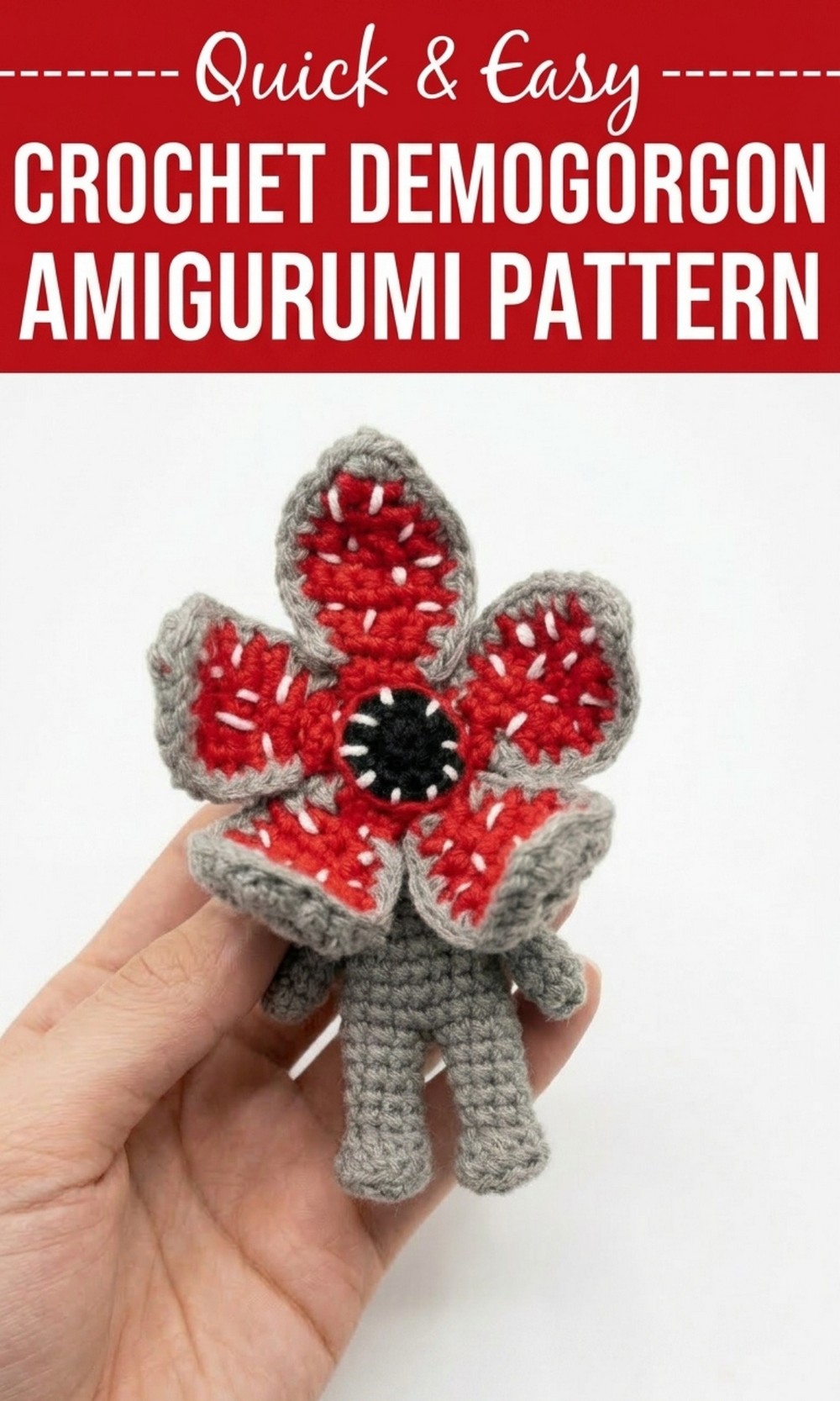 Crochet Demogorgon Amigurumi Pattern