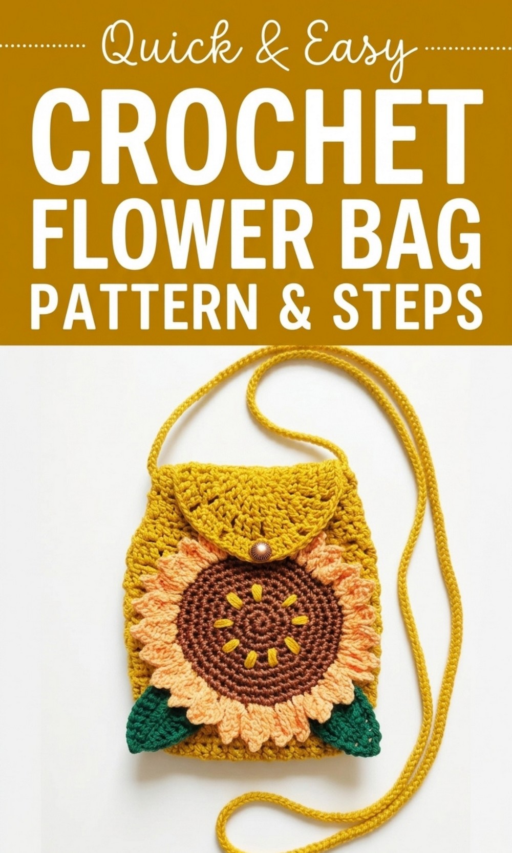 Crochet Flower Bag Pattern