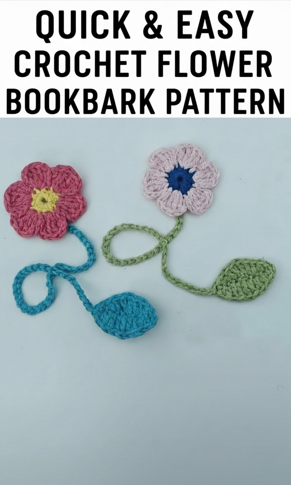 Crochet Flower Bookmark Pattern