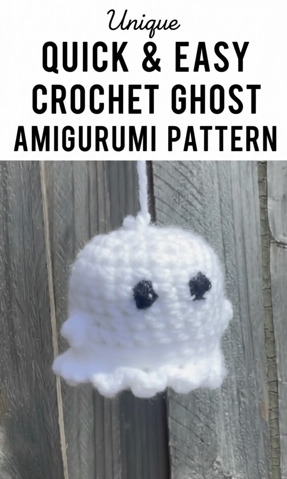 Crochet Ghost Amigurumi Pattern