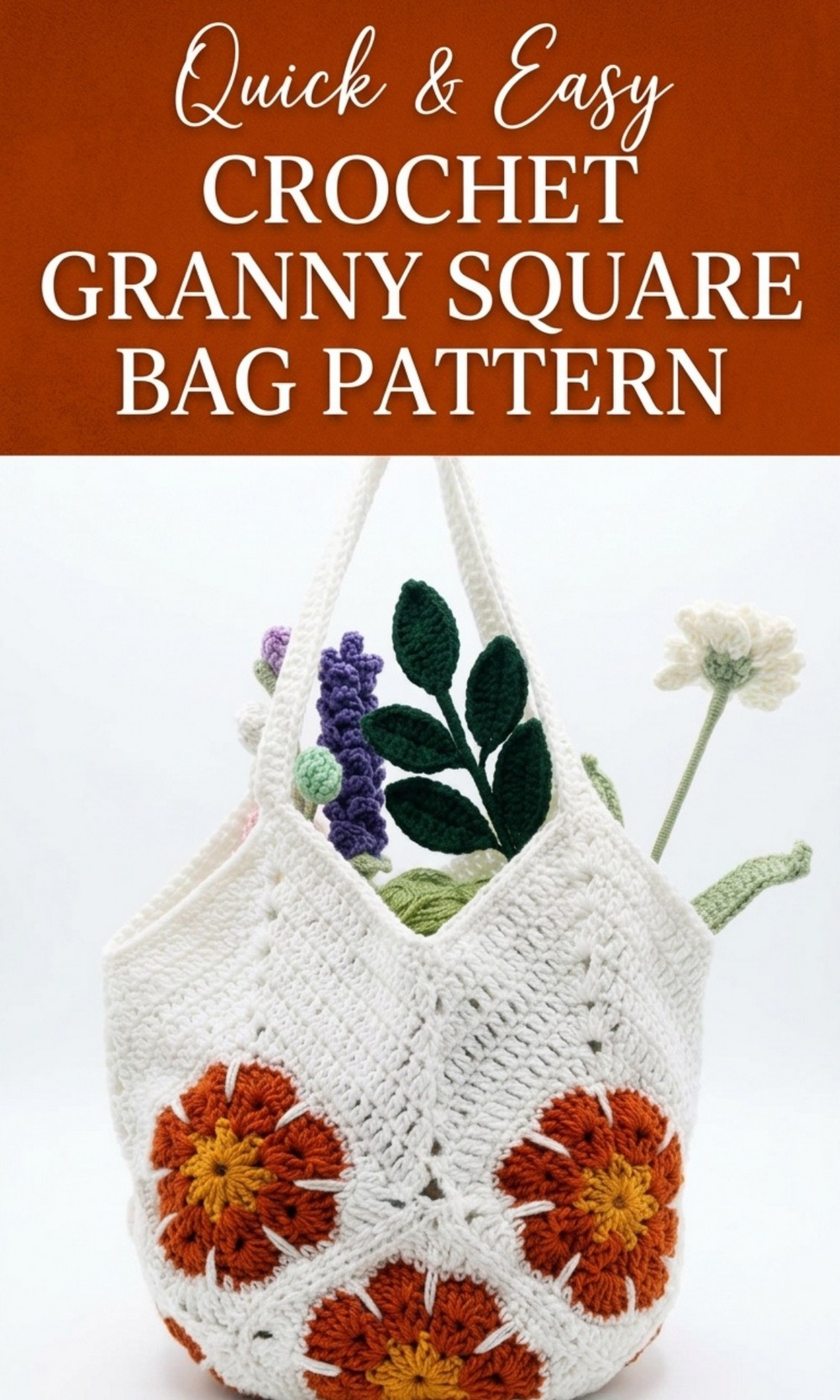 Crochet Granny Square Bag Pattern