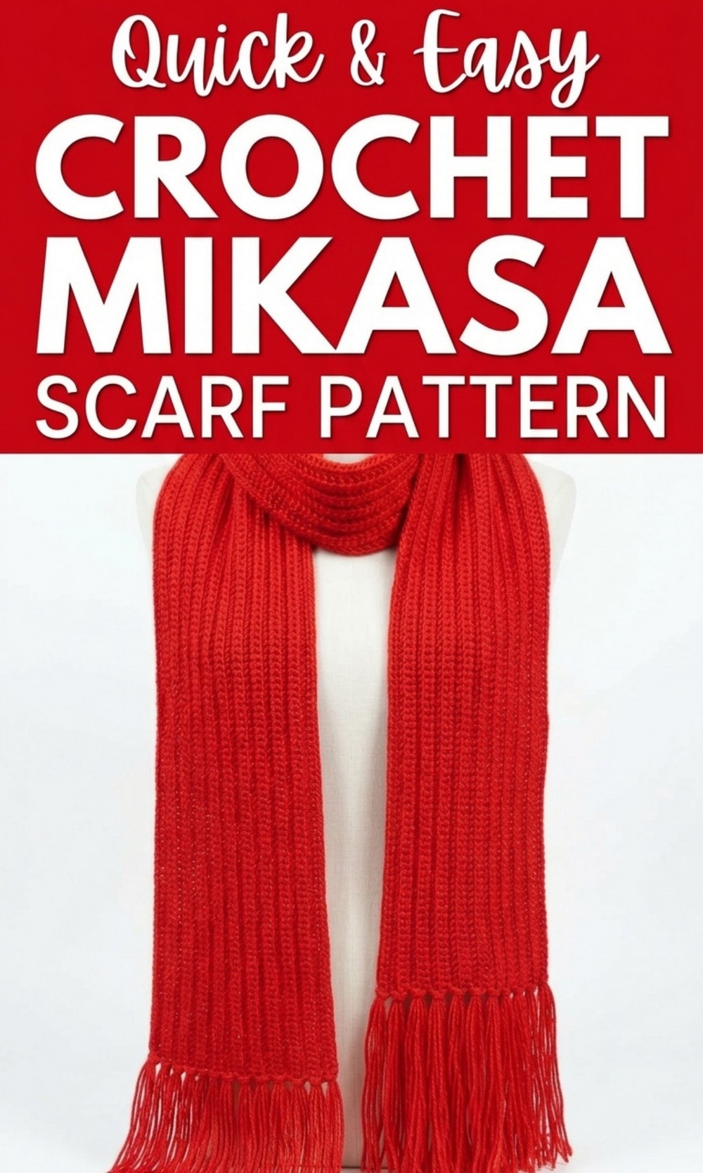 Crochet Mikasa Scarf Pattern