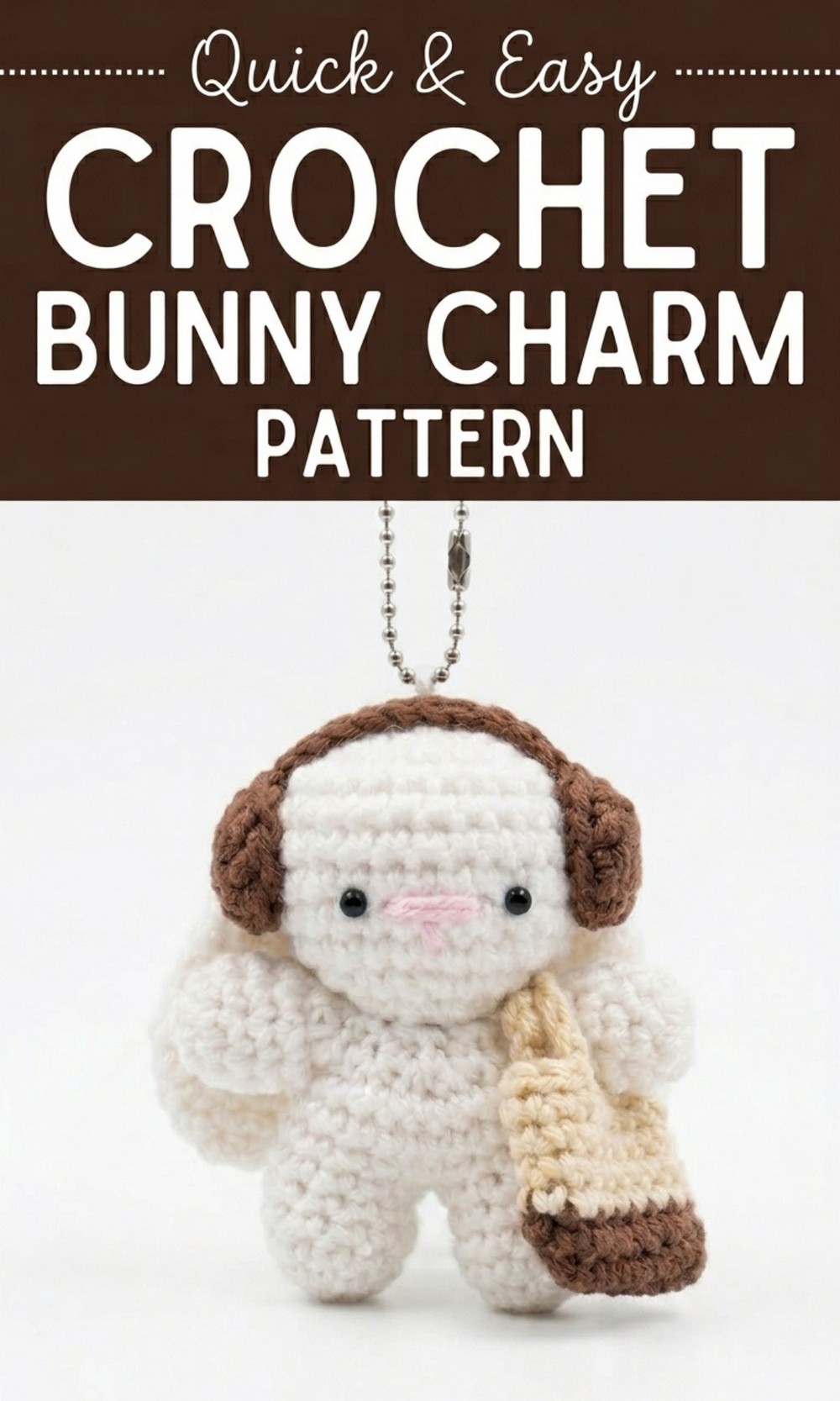 Crochet Mini Bunny Charm Pattern