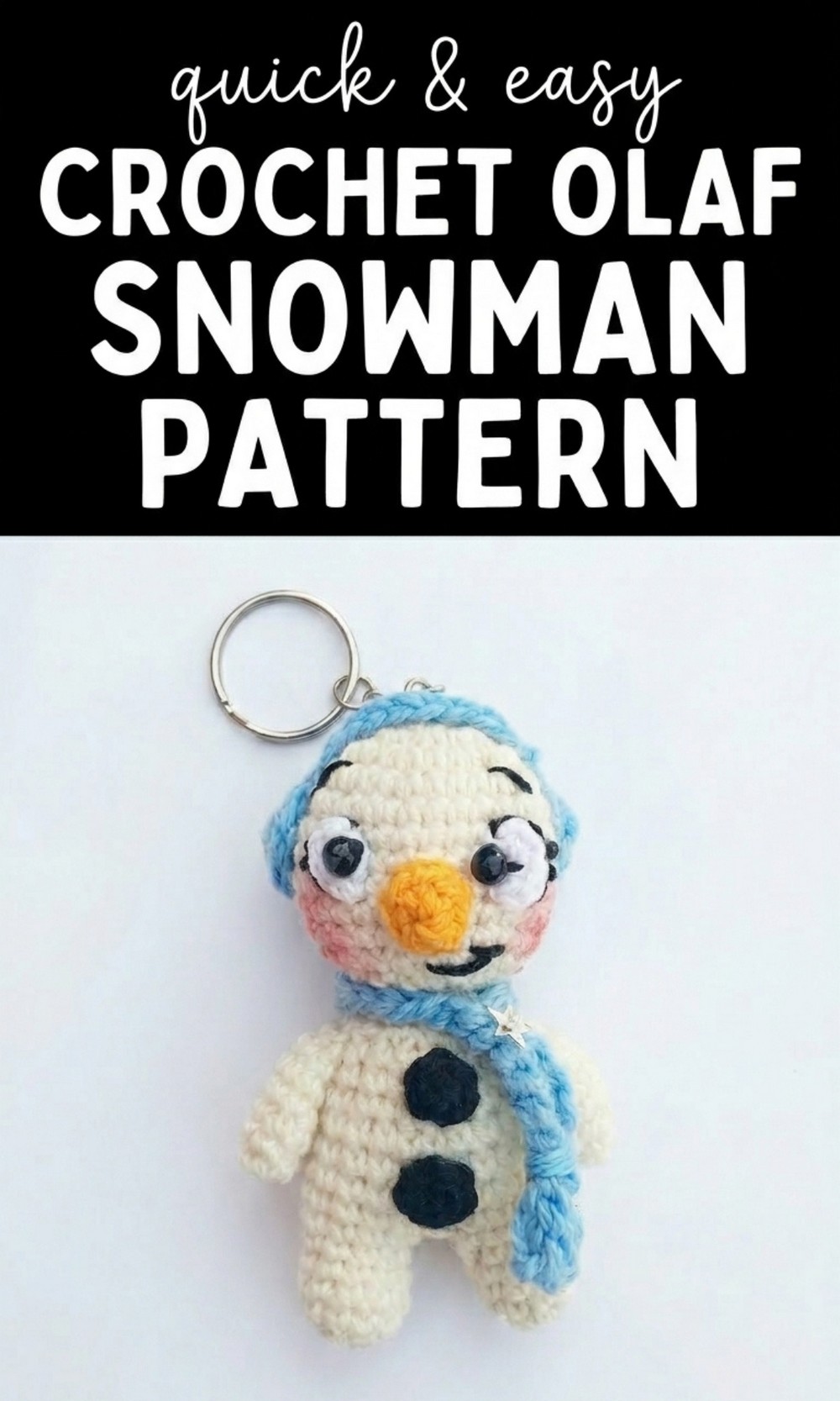 Crochet Olaf Frozen Snowman Pattern