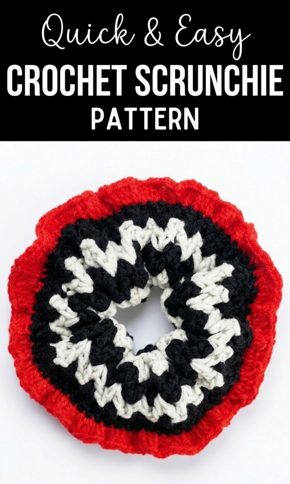 Crochet Scrunchie Pattern