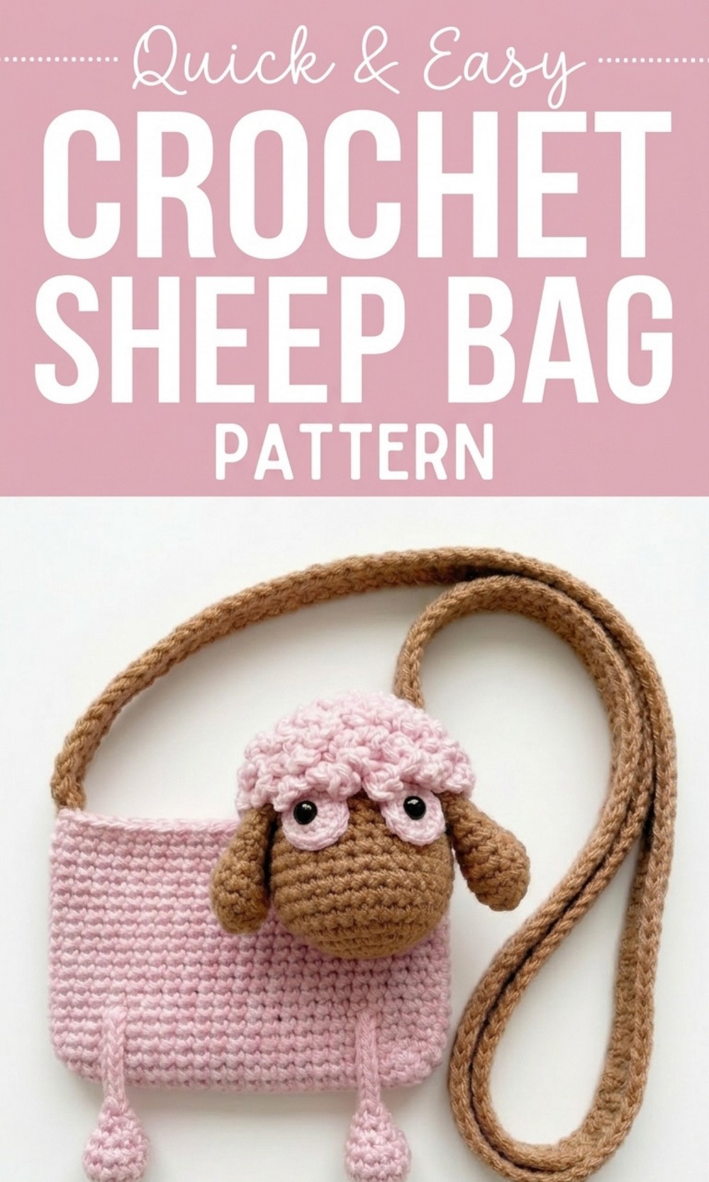 Crochet Sheep Bag Pattern