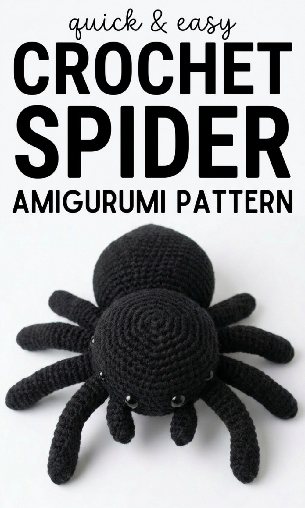 Crochet Spider Amigurumi Pattern