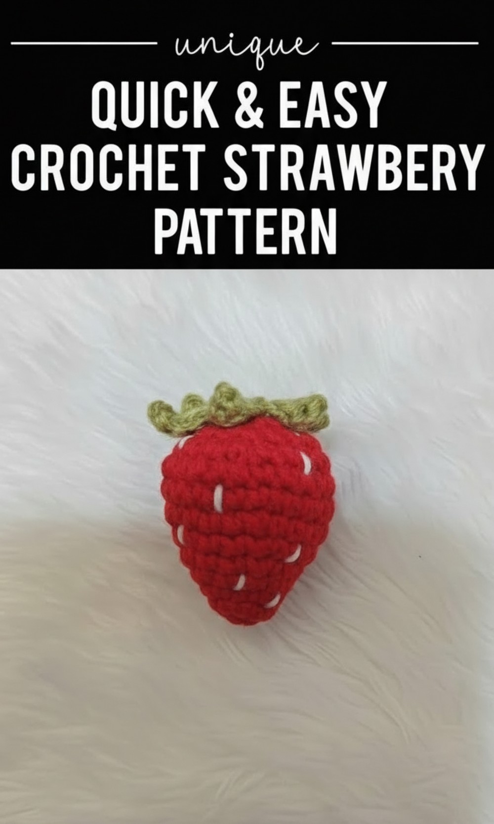 Crochet Strawberry Pattern