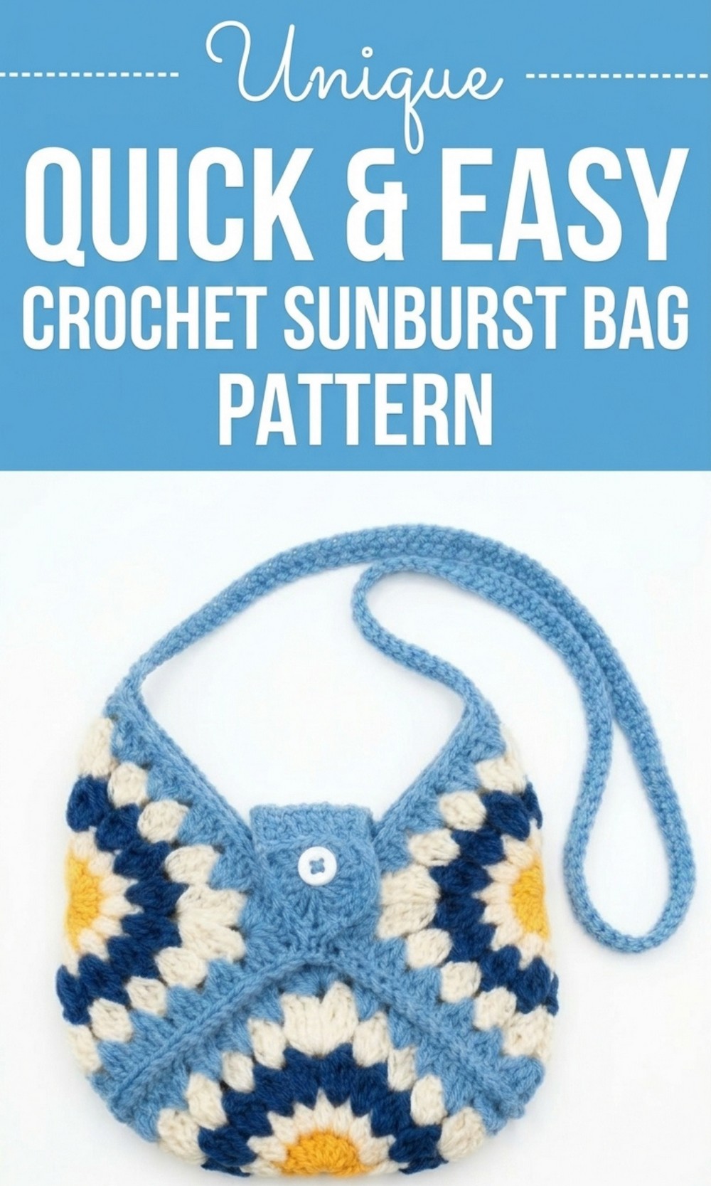 Crochet Sunburst Bag Pattern