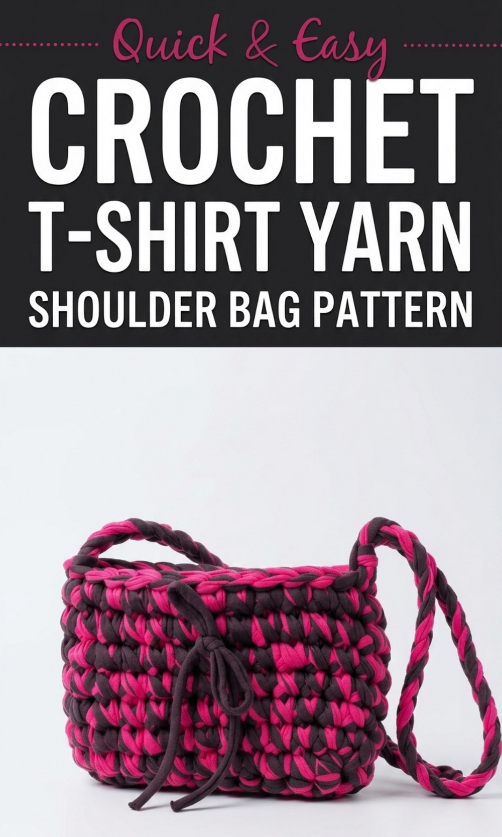 Crochet T Shirt Yarn Shoulder Bag Pattern