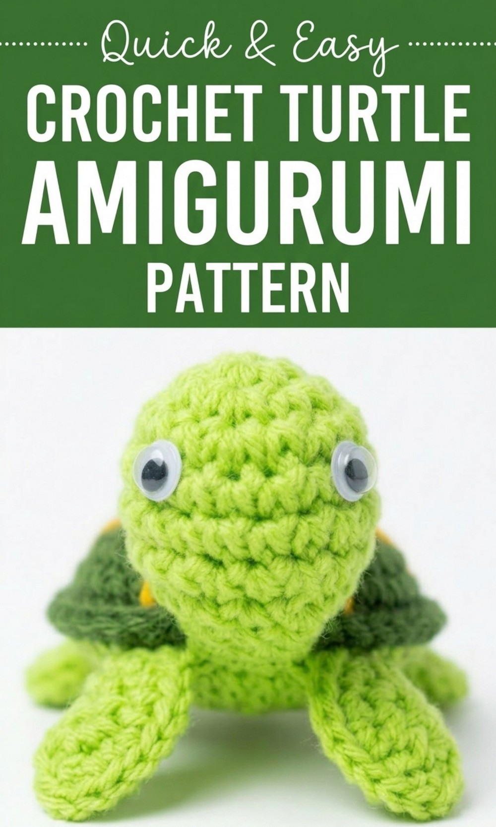 Crochet Turtle Amigurumi Pattern