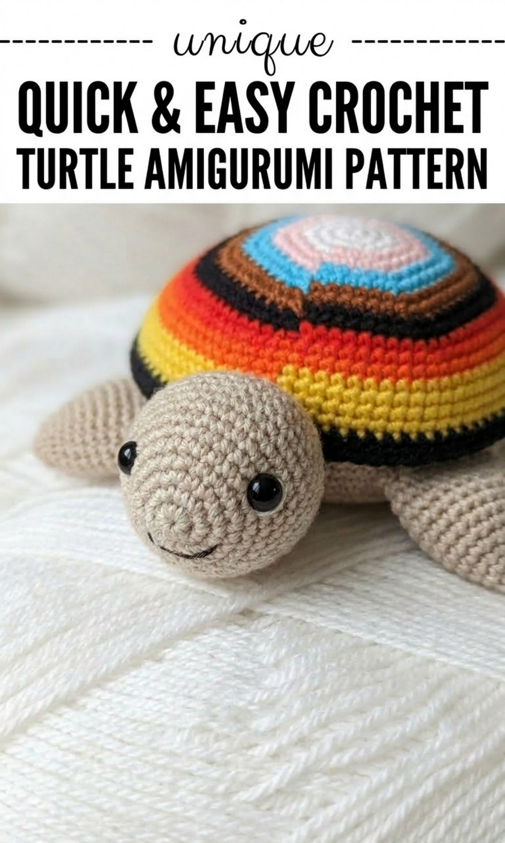 Crochet Turtle Amigurumi Pattern