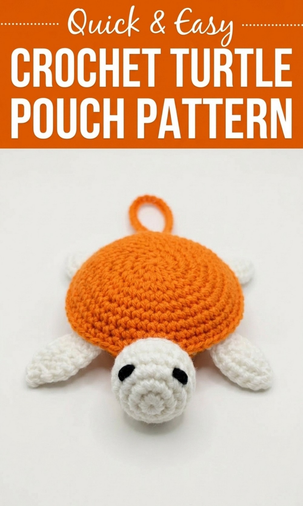 Crochet Turtle Pouch Pattern