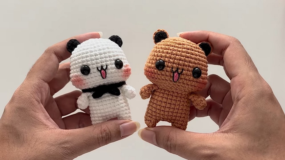 Crochet Dudu & Bubu Couple Keychain Pattern