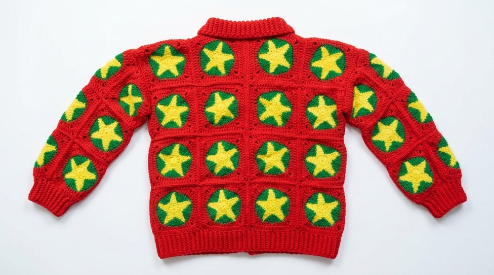 Crochet Granny Star Shirt Pattern