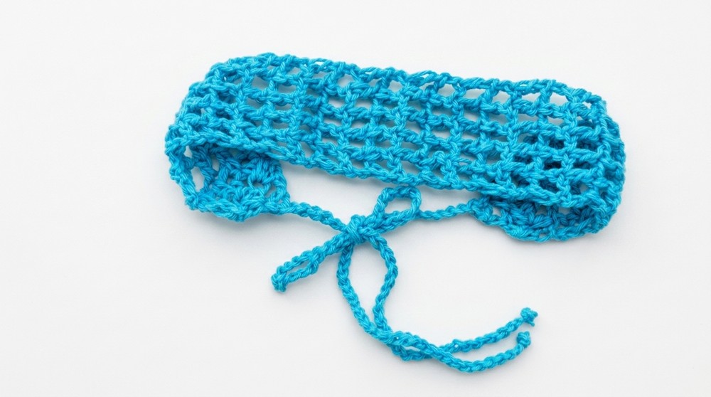 Crochet Mesh Headband Pattern