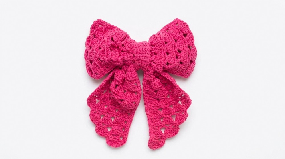 Crochet Hair Bow Pattern