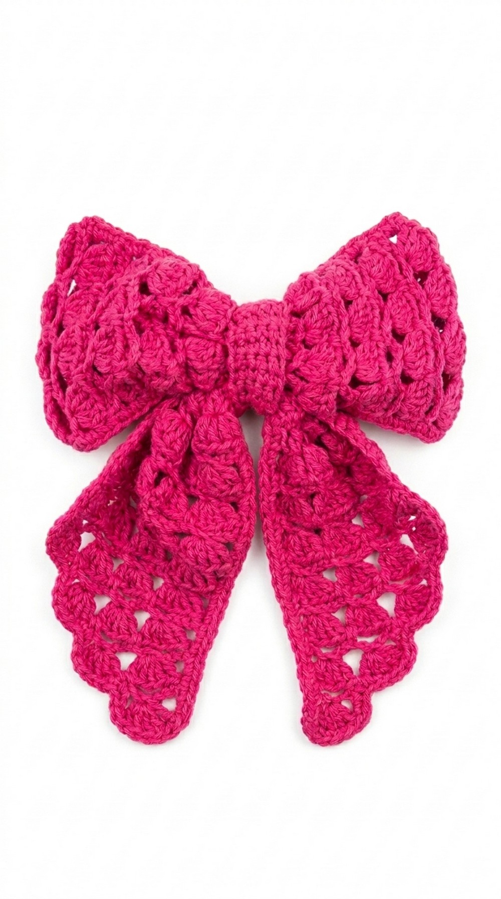Crochet Hair Bow Pattern