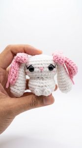 Crochet Bunny With Bow Pattern