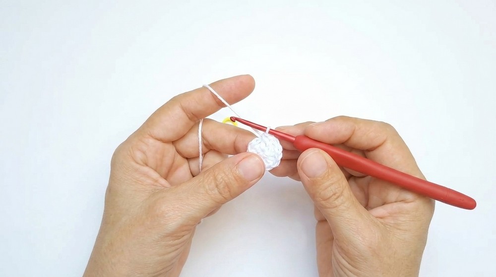 Crochet Mushroom Keychain Pattern