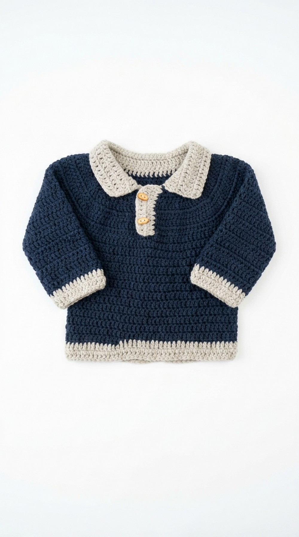 Crochet Baby Pullover Sweater Pattern