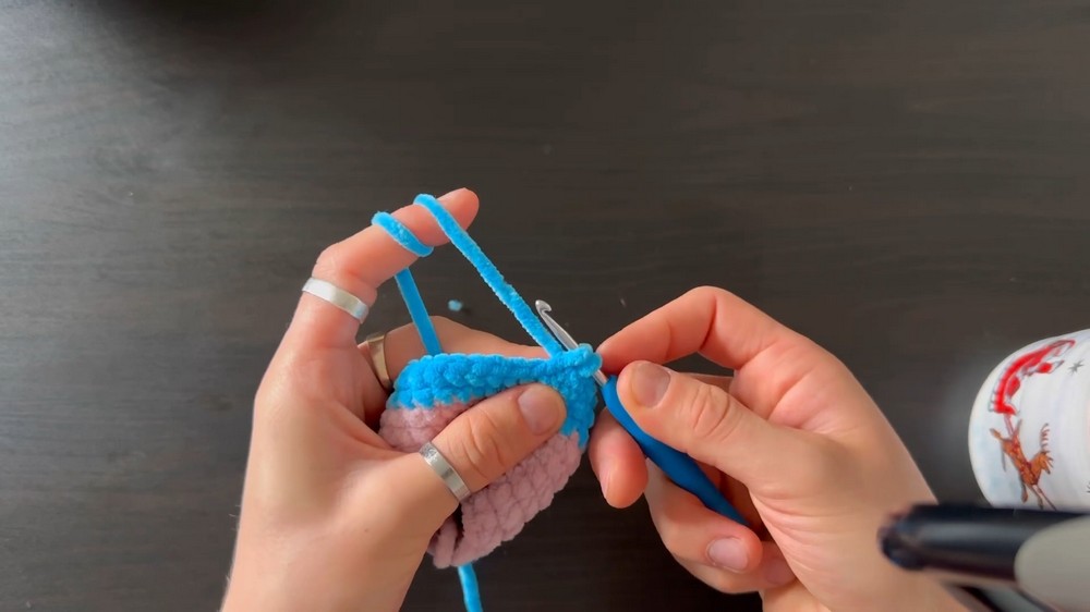 Crochet Donut Keychain Pattern