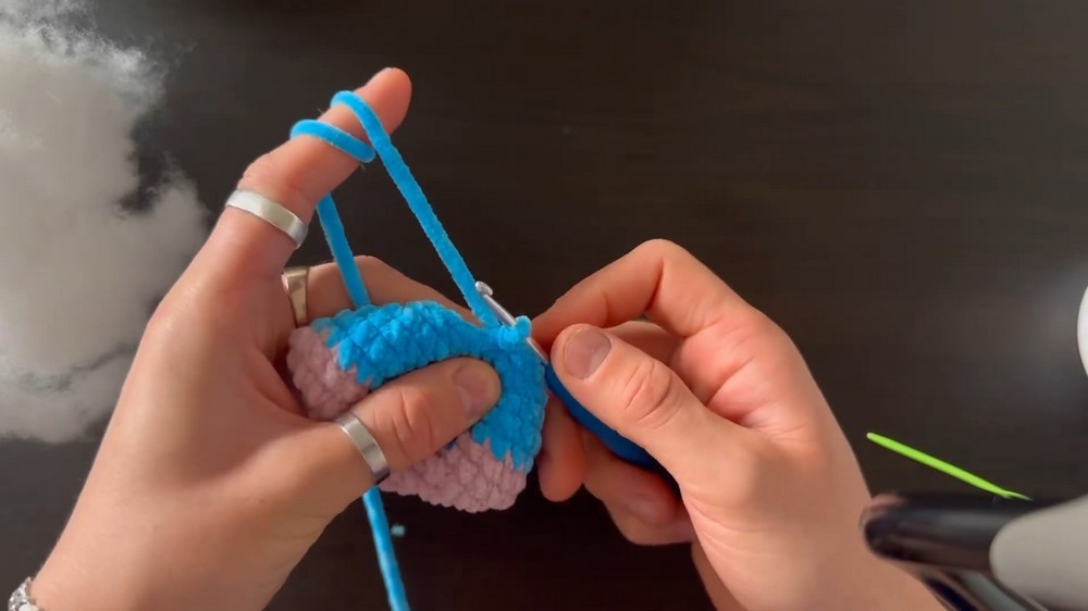 Crochet Donut Keychain Pattern