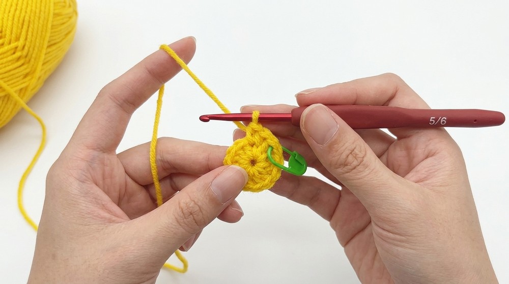 Crochet Lime Keychain Pattern