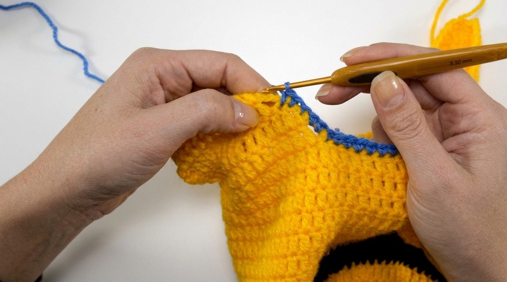 Crochet Minion Hat Pattern