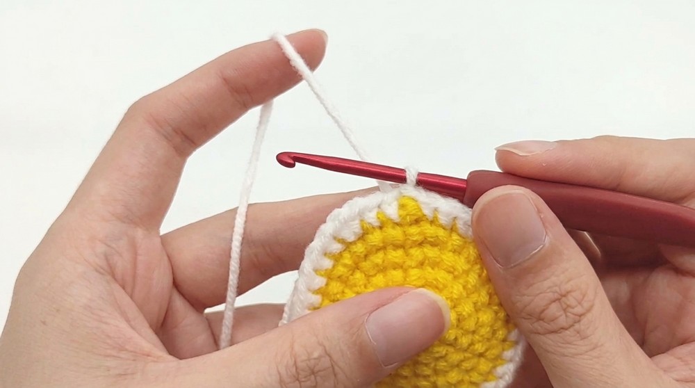 Crochet Lime Keychain Pattern