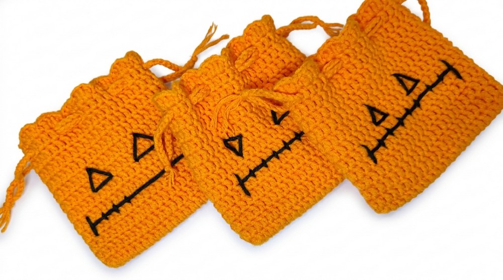 Crochet Halloween Pouch Bag Pattern