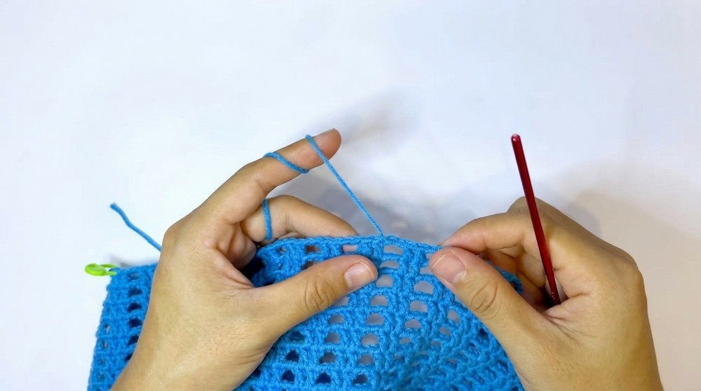 Crochet Waffle Crop Top Pattern