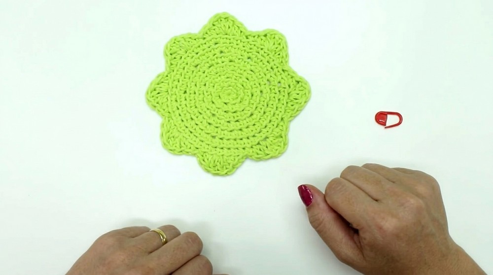 Crochet Flower Coaster Pattern
