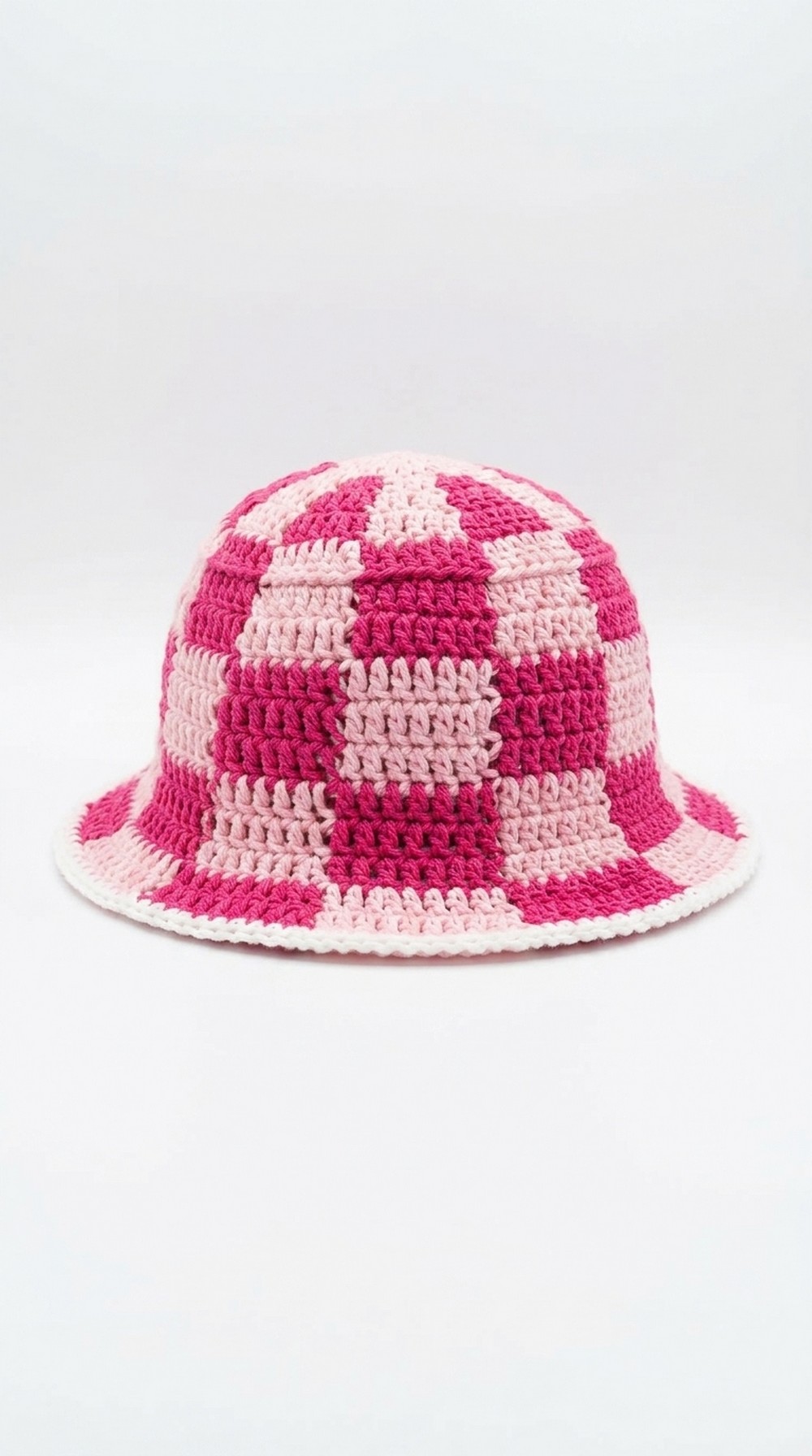Crochet Checkered Bucket Hat Pattern