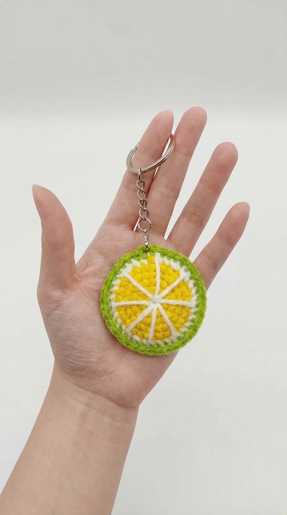Crochet Lime Keychain Pattern