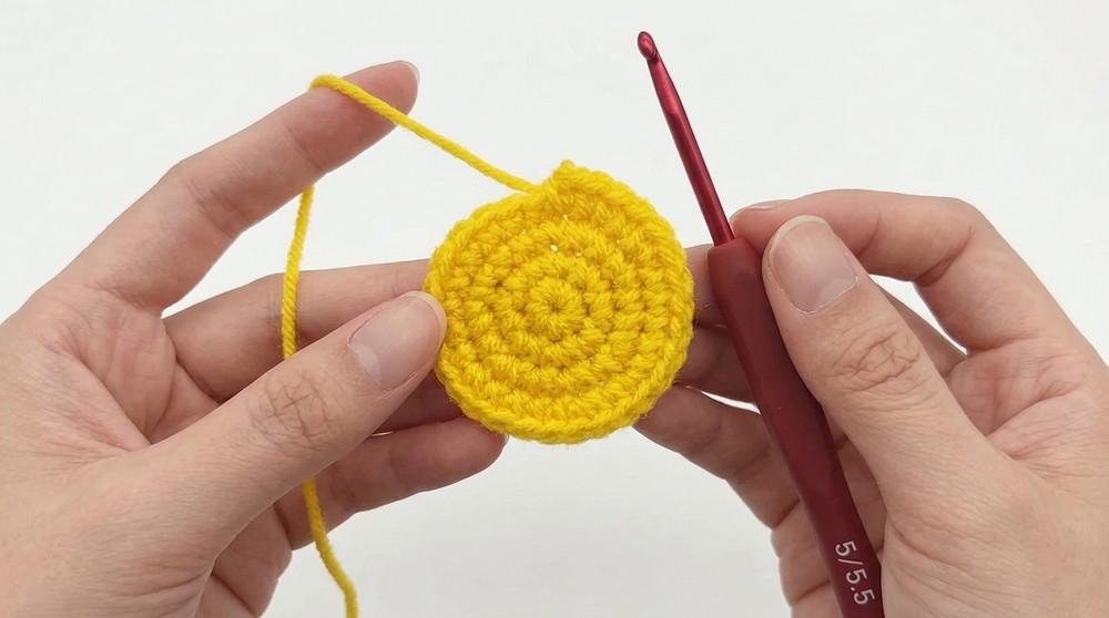 Crochet Lime Keychain Pattern