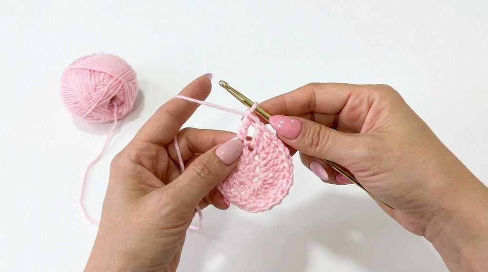 Crochet Granny Square Heart Pattern