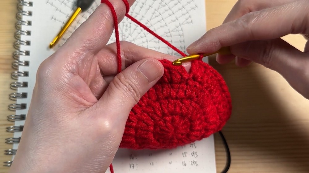 Crochet Strawberry Bucket Hat Pattern