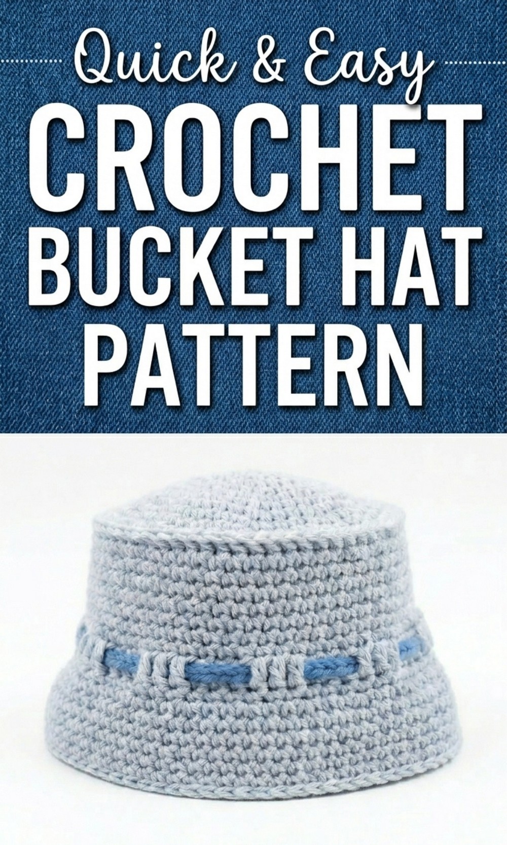 Crochet Bucket Hat Pattern