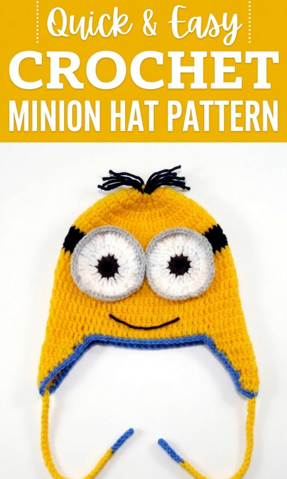Crochet Minion Hat Pattern
