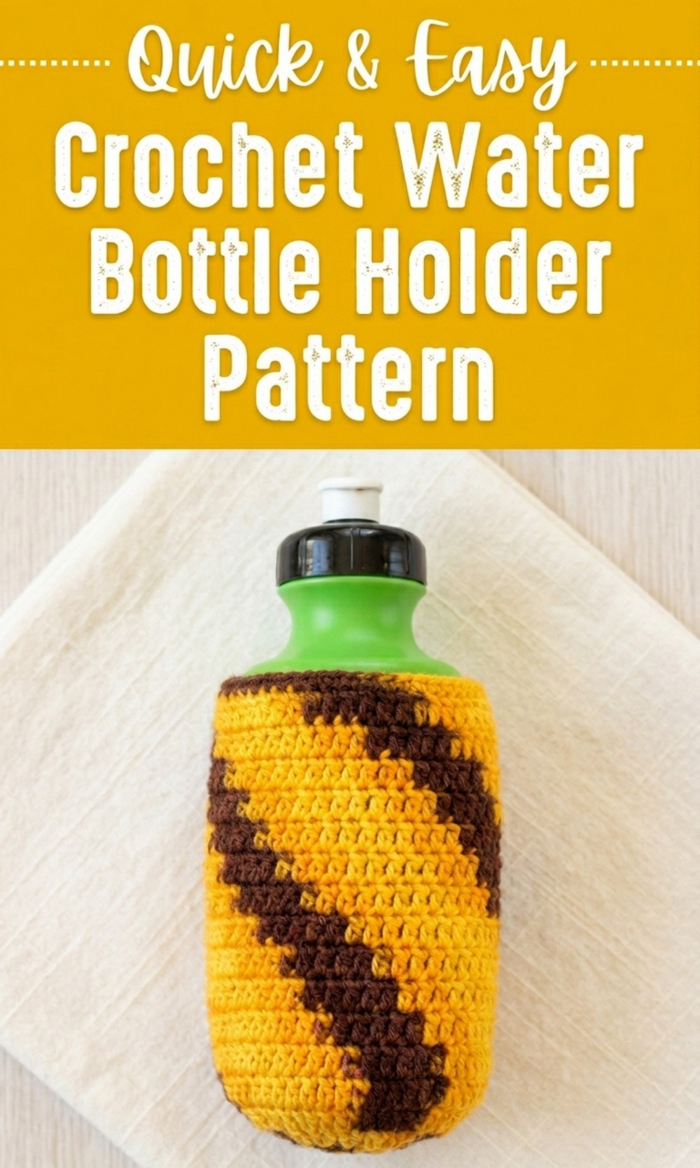 Crochet Water Bottle Holder Pattern