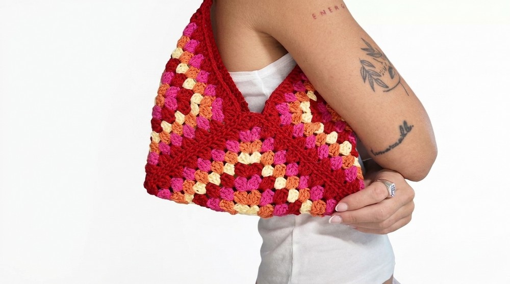 Crochet Granny Shoulder Bag Pattern
