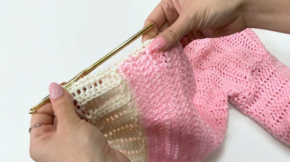 Crochet Granny Heart Cardigan Pattern