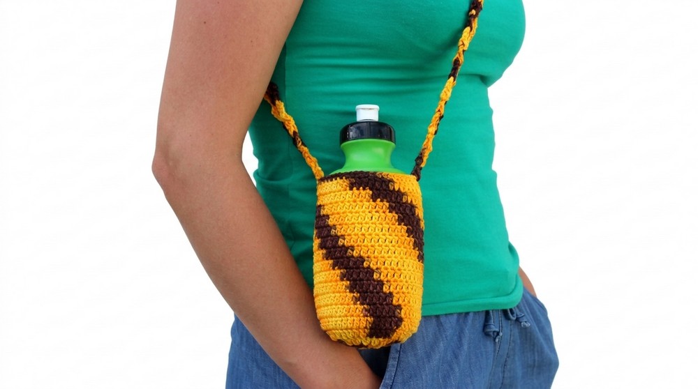Crochet Water Bottle Holder Pattern