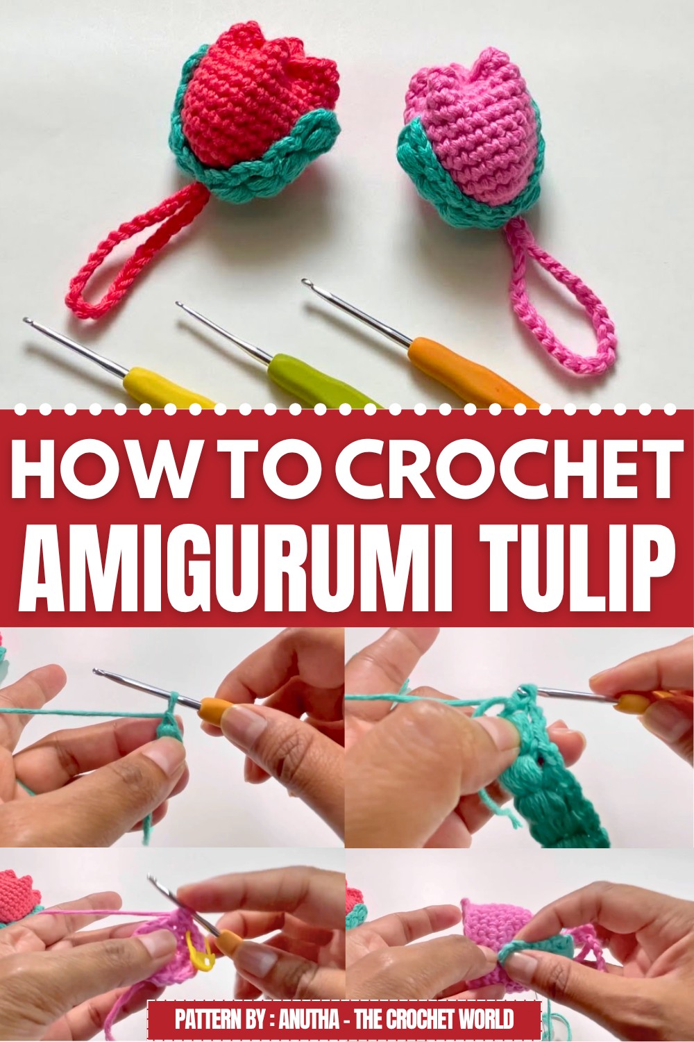 Crochet Amigurumi Tulip Pattern