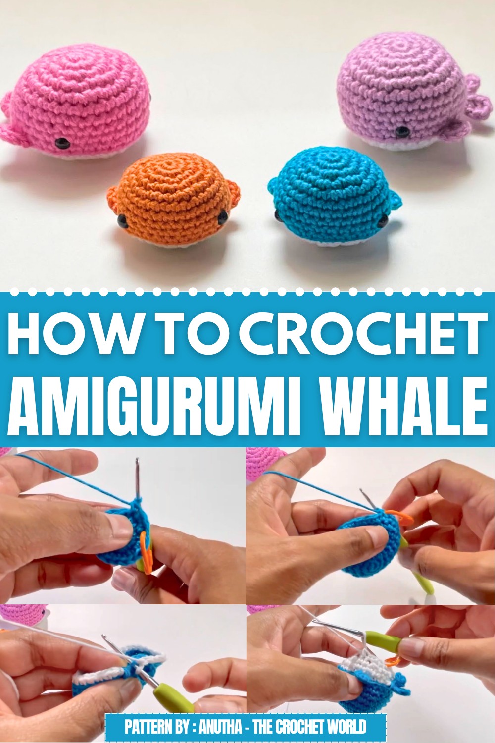 Crochet Amigurumi Whale Pattern