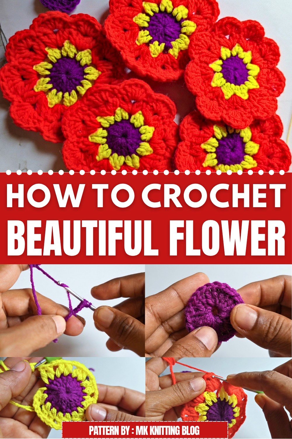 Crochet Beautiful Flower Pattern